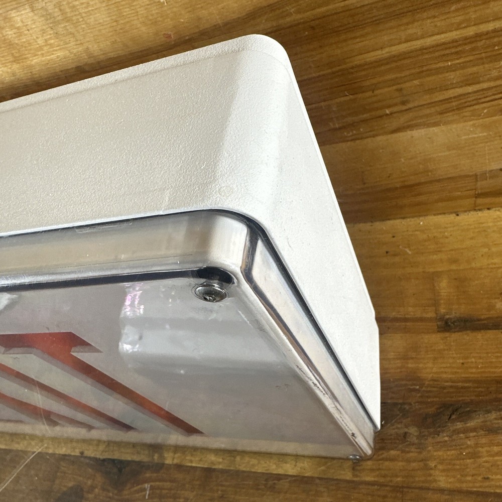 Exitronix NAV Series Die Cast Vandal Resistant Heavy Duty RED Exit Sign