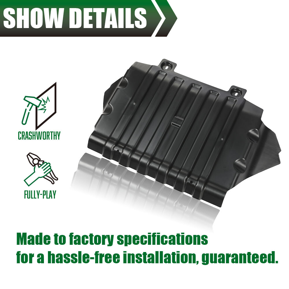 Front Engine Splash Shield Fit For 2007-2013 Chevrolet Silverado 1500 Lower