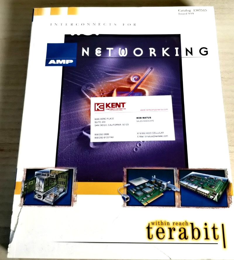 1999 AMP Interconnects for networking  Catalog 1307515  C1