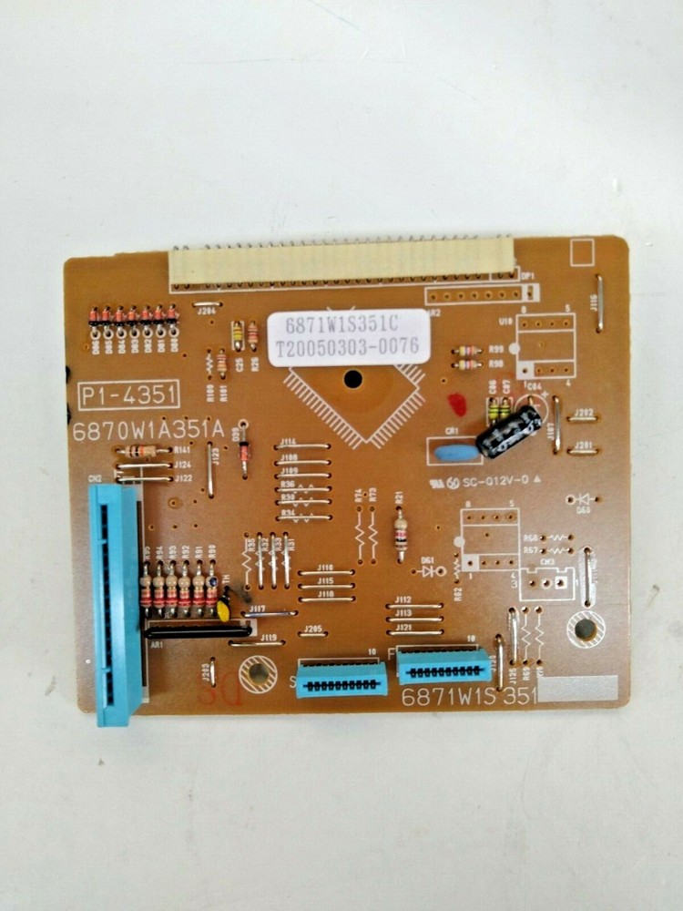 LG Microwave Main Control Board 6871W351