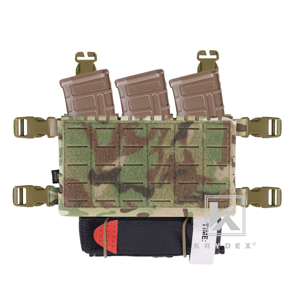 KRYDEX MK5 Tactical Placard Front Panel & Removable Buckle Laser Cut MOLLE
