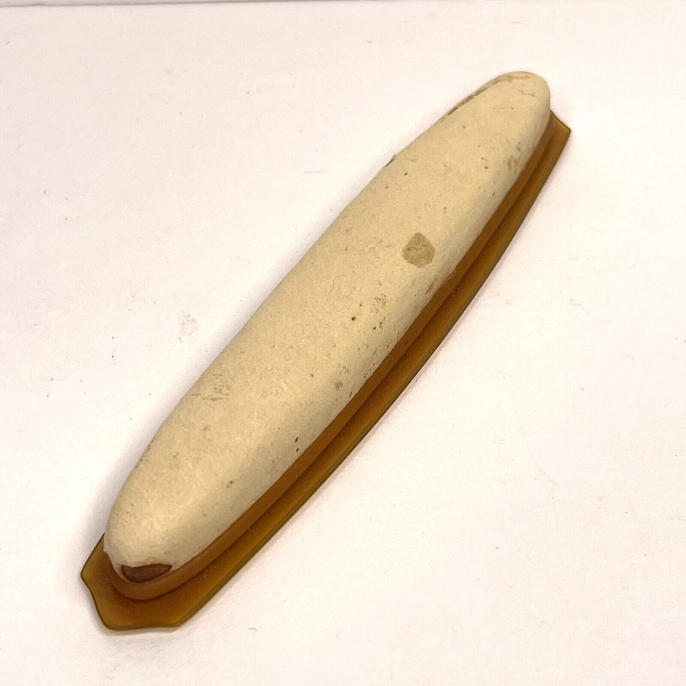 Bakelite Pearlized Celluloid Finger Buff & Cuticle Tool - Antique