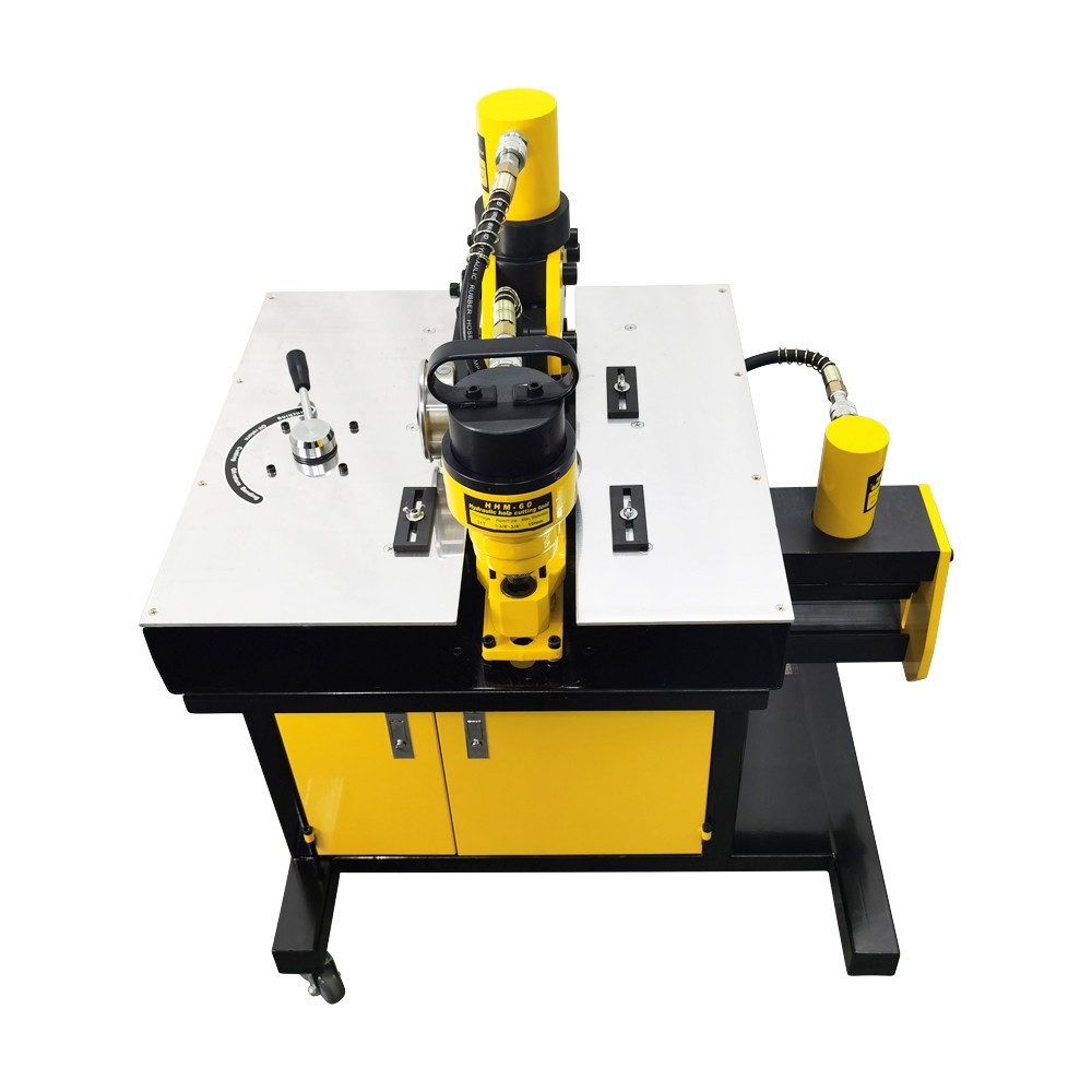 Electric Hydraulic Bus Processor Cutter/Bender/Hole Puncher Multi-function 110V