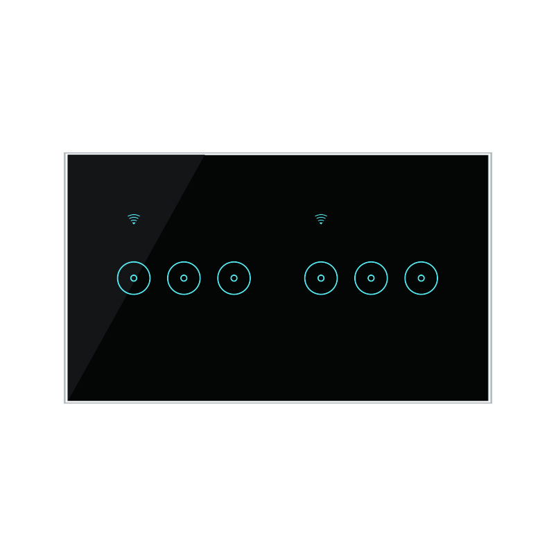 TUYA Smart Life APP WiFi Light Switch Socket EU Touch Panel Works w/Alexa Google