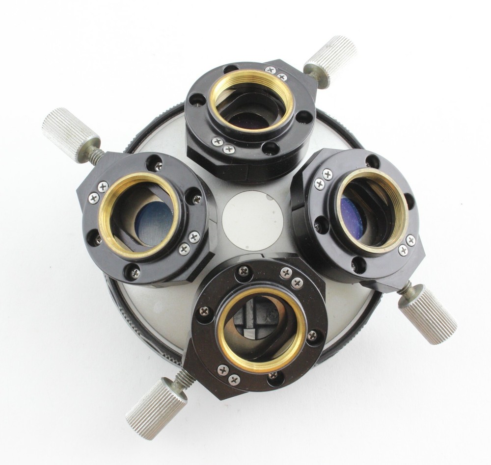 Nikon Optiphot M Plan DIC 4 Objective Nosepiece Turret Microscope