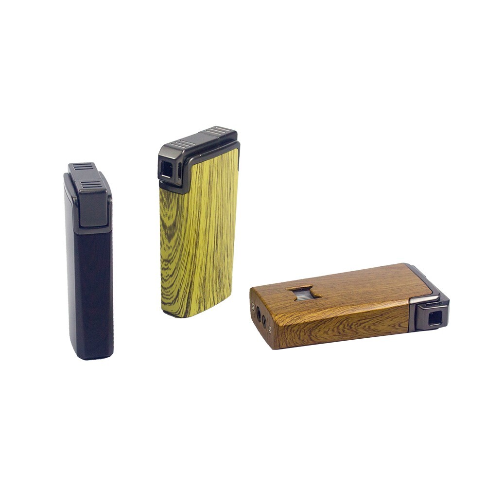 Ever Tech Dual-Flame Refillable Butane Lighter W/Side Flame and Top Jet Torch