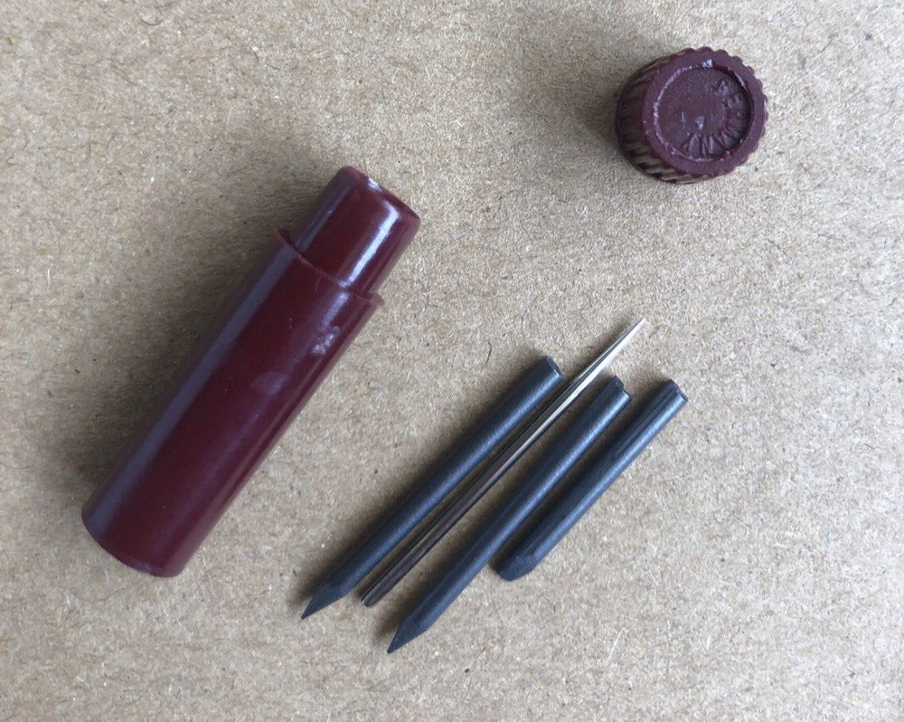 ROTRING VINTAGE MANUAL COMPASS SET ENGINEERING DRAWING DRAUGHTING