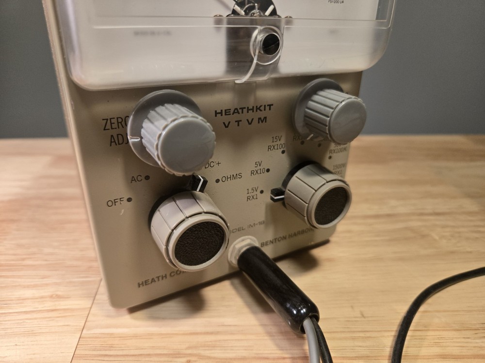 Heathkit VTVM IM-18 Working!