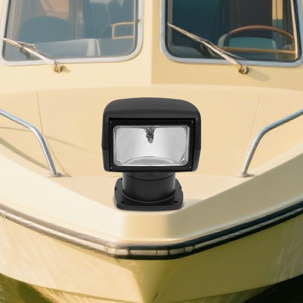 Yacht Remote Control Searchlight Multi-function Boat Spotlight Halogen 12V 100W