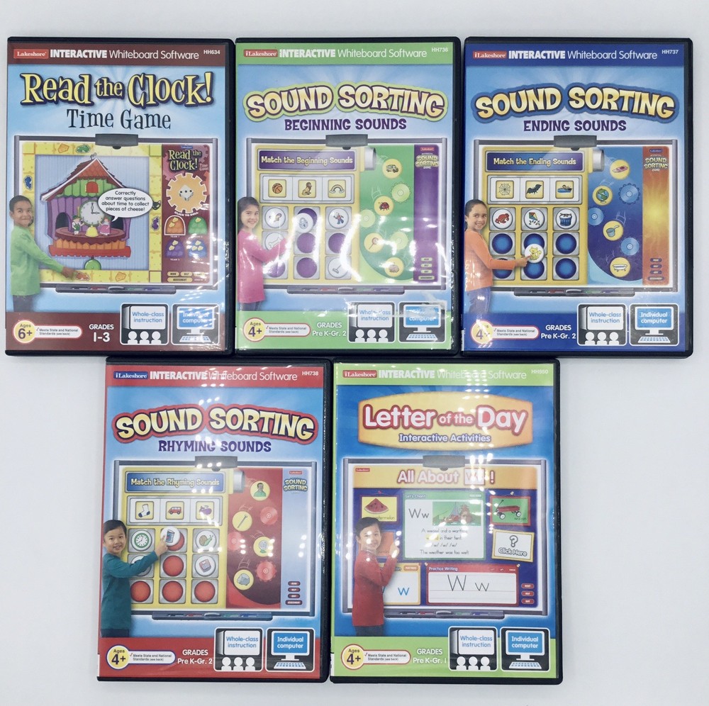 LN✴️ 5- iLakeshore Interactive WHITEBOARD learning Software PC/MAC-PreK-3rd