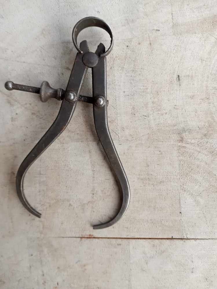 Vtg 4 Starrett Spring Type Outside/Inside Caliper/Divider Quick Spring Nut