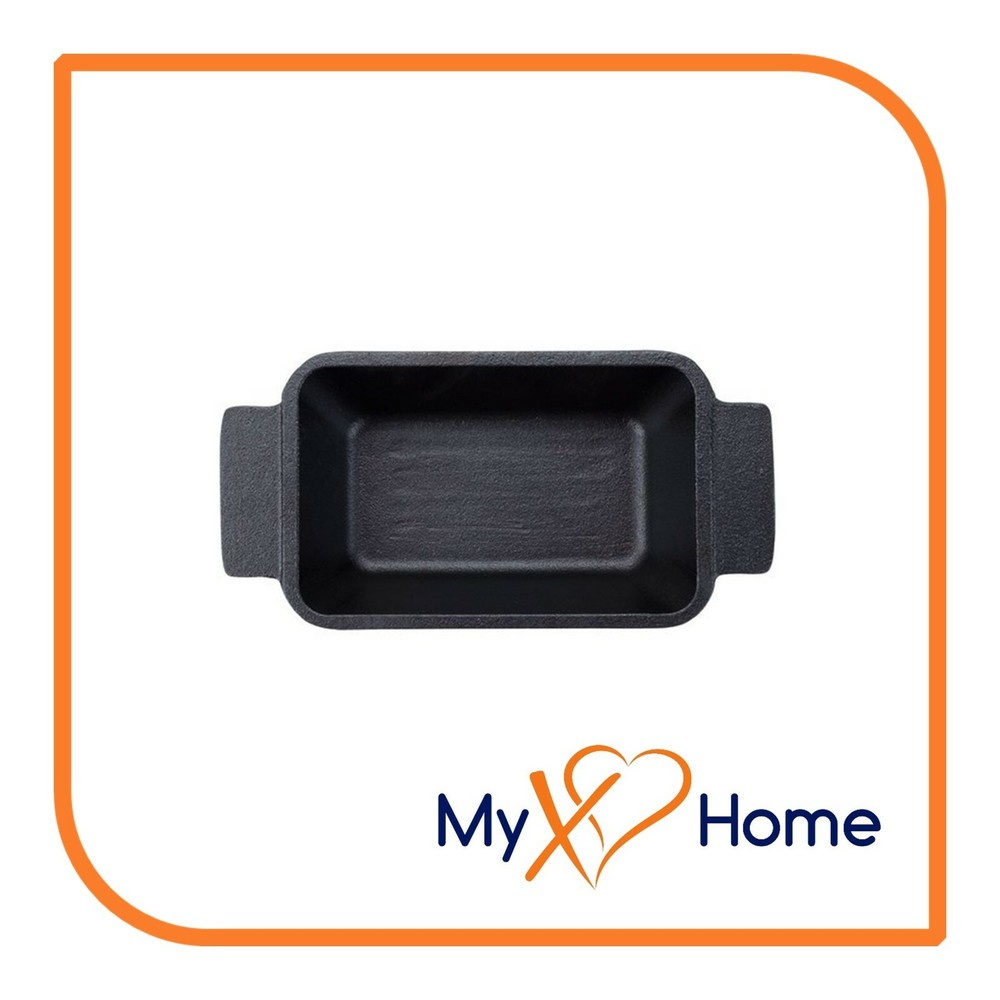 9 oz. Pre-Seasoned Mini Cast Iron Rectangular Casserole Dish (1 Casserole)