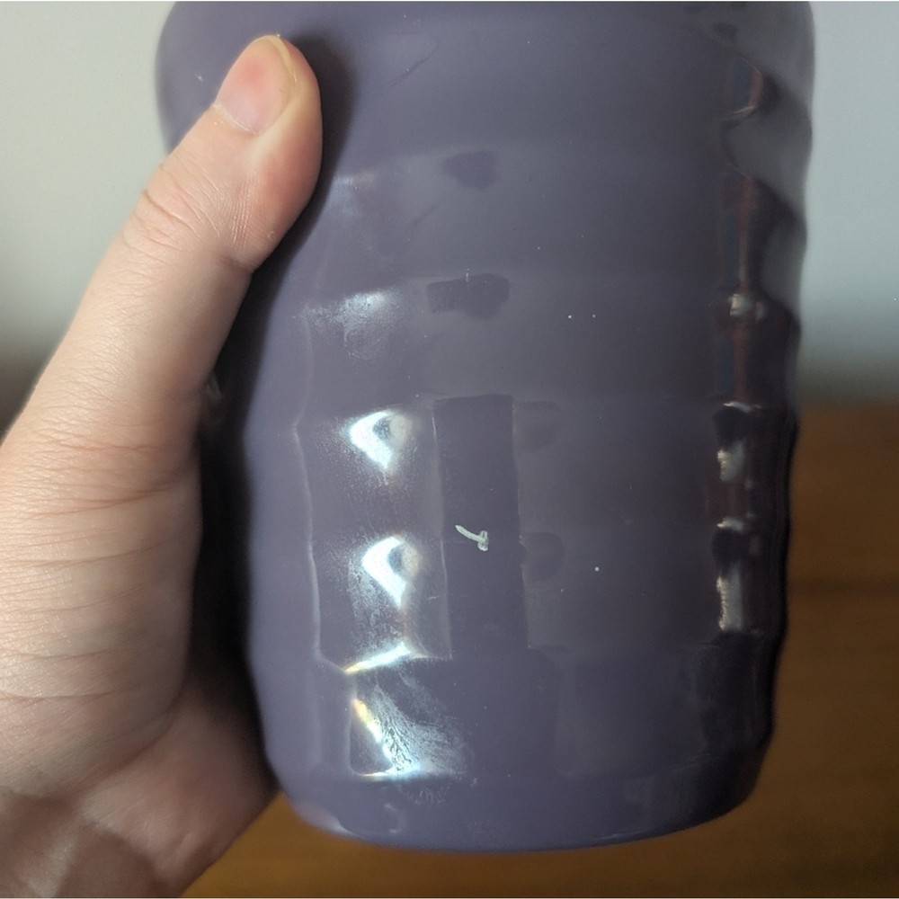 Purple Ceramic Planter