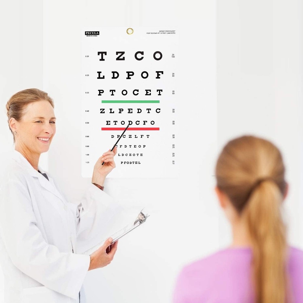 Snellen Eye Chart for Vision Test Wall Chart Display
