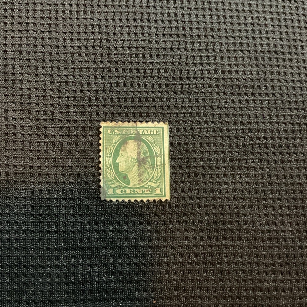 George Washington Green 1 Cent Stamp approx 1908 - 1921