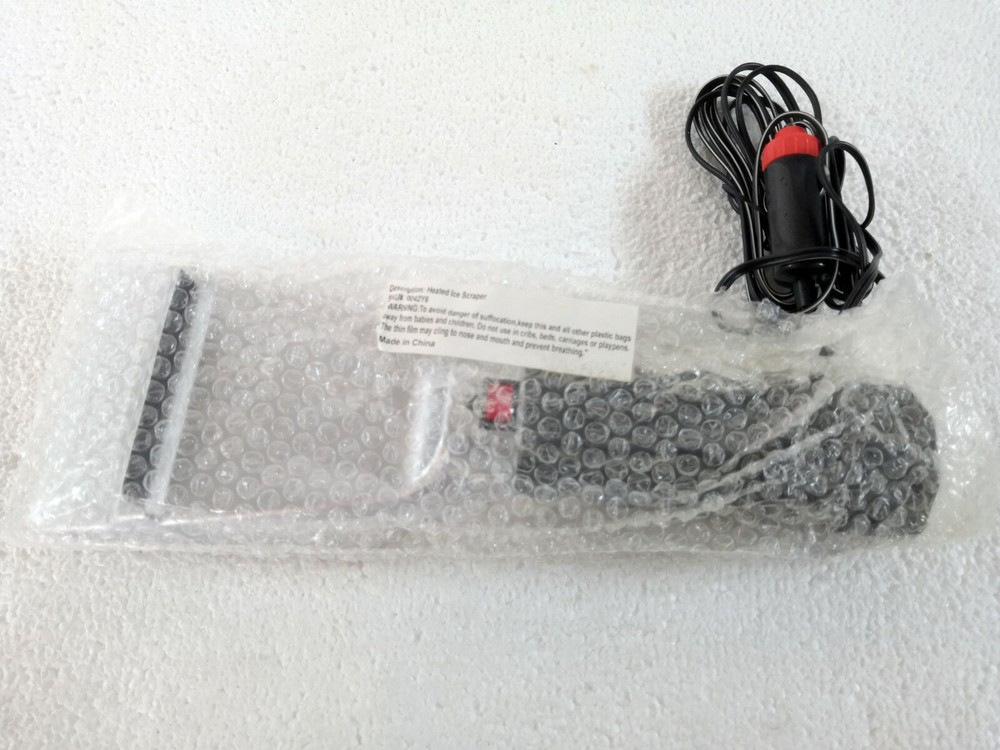 Heated Auto Electric Windshield Ice & Snow Scraper 12V