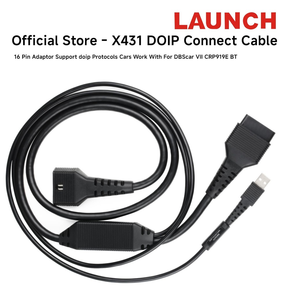 LAUNCH DOIP Adapter Cable Work for Devices With CAR VII Bluetooth Connectors