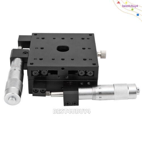 XY Fine Tuning Platform Manual Tuning Roller Linear Stage Sliding Table 80*80mm