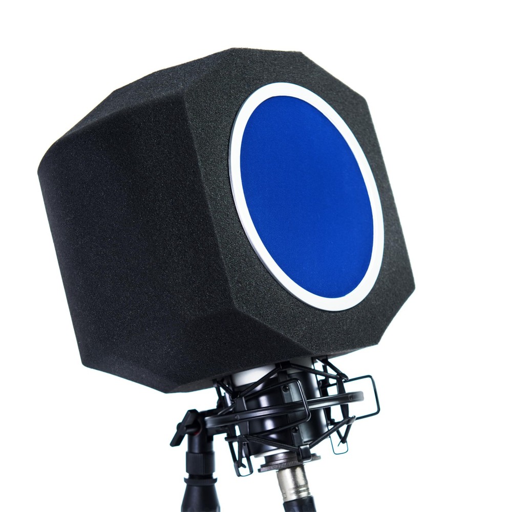 Microphone Isolation Shield with High-Density Foam – Adjustable Sound Absorbi...