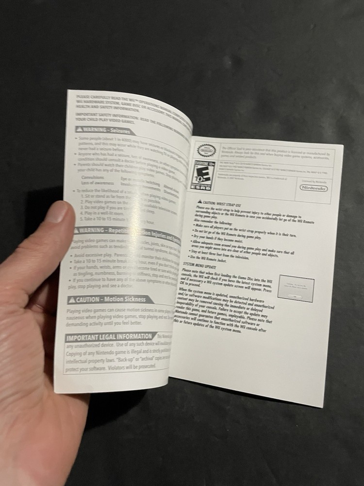 pac man party wii Manual only