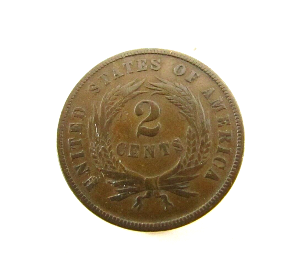 1867 2 CENT PIECE NICE DETAIL
