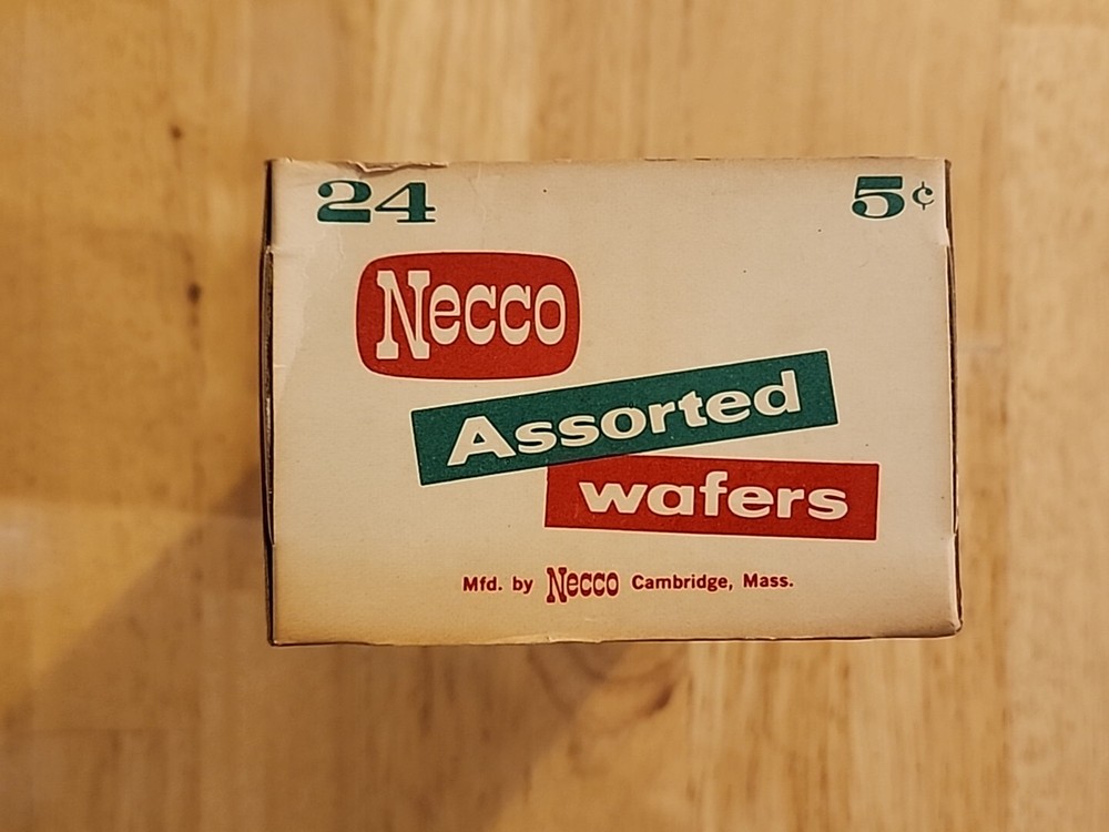 Necco Assorted Wafers Candy Box