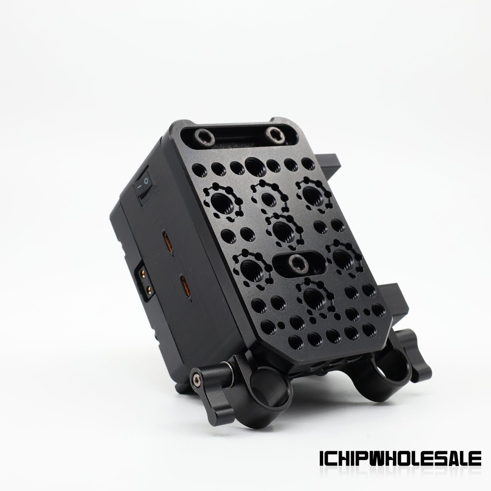 FusionRig Mini Expansion Module V-Mount Battery Mounting System Cineback USB-C