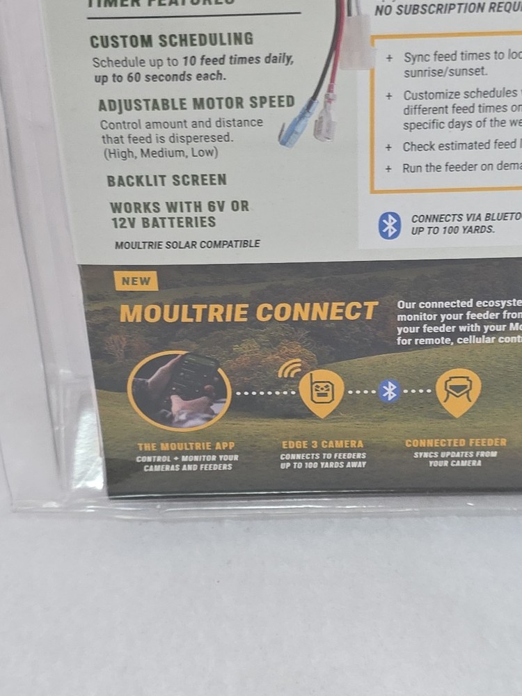 Moultrie Universal Digital Timer III Programmable Feeder Timer Black (MFA-15095)