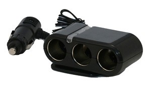 XLT Three Port Cigarette Lighter Adapter / Splitter CA300