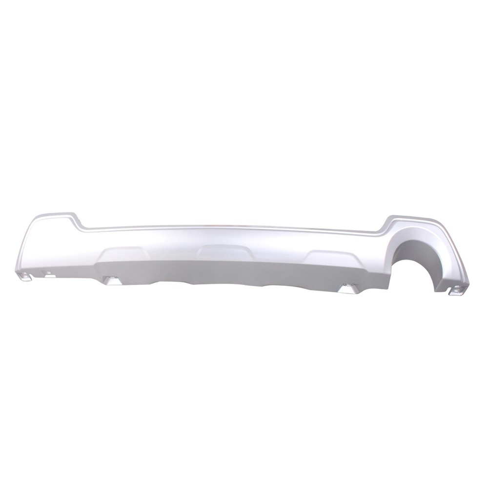 Replacement Silver Painted Polypropylene Rear Lower Valance Panel