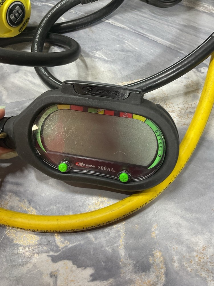 Aeris500AI Complete SCUBA Regulator + Computer Setup Voltrex Mares /Nikos Mares