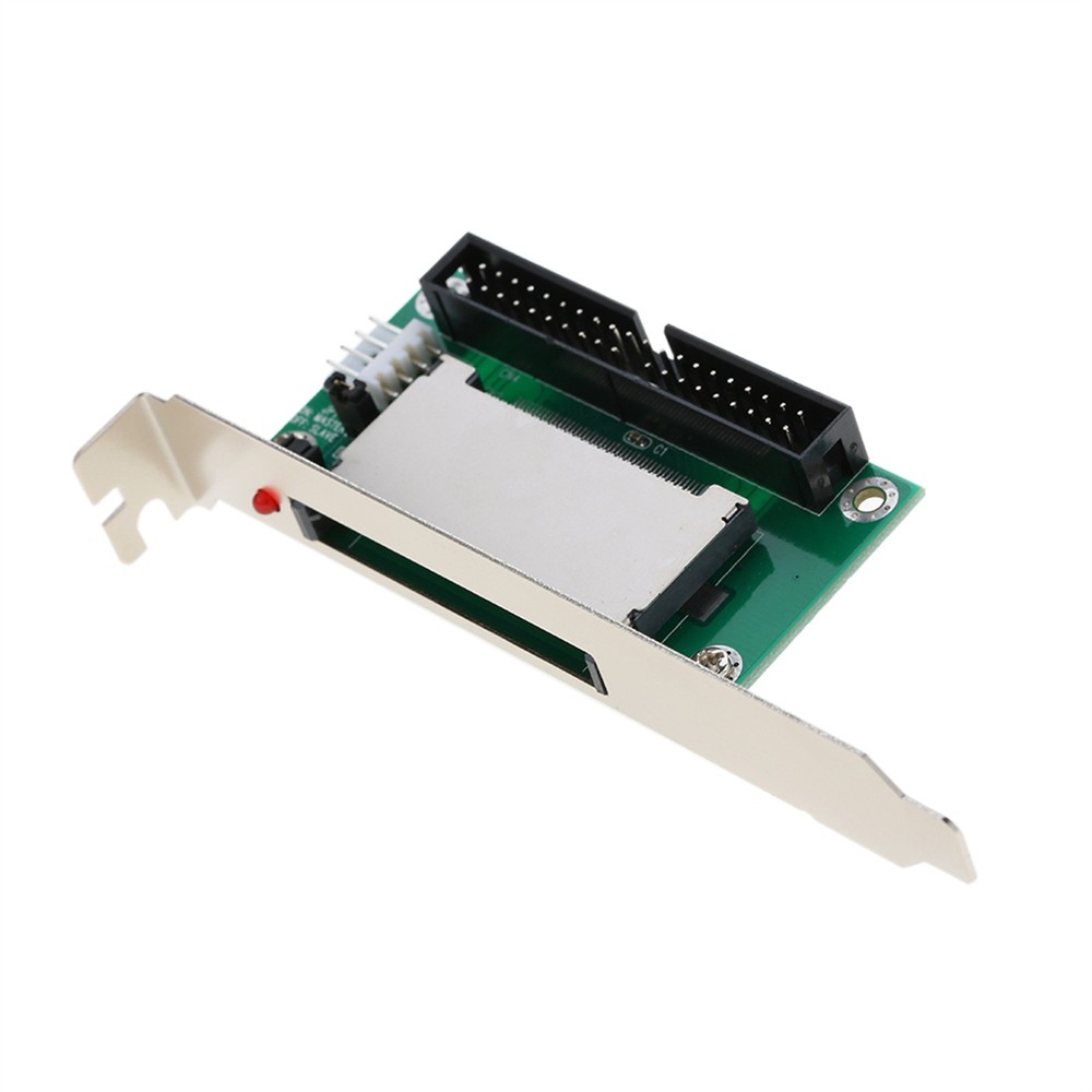 CF to IDE Adapter with Back Panel Adapter/Converter Pci Bracket Back Panel