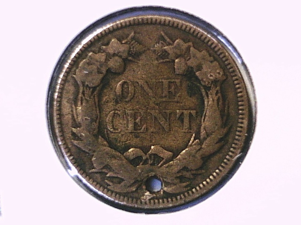 1858 Flying Eagle Cent Genuine Raw Ungraded 01231