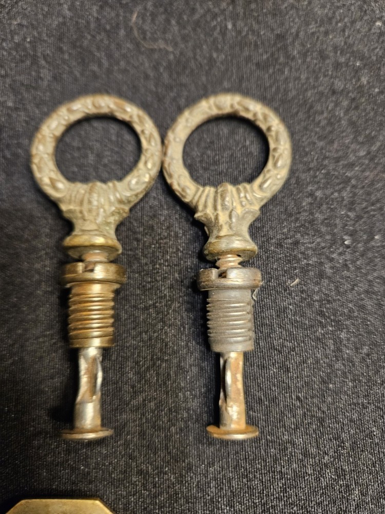 ANTIQUE CHEVAL MIRROR MOUNTING HINGES