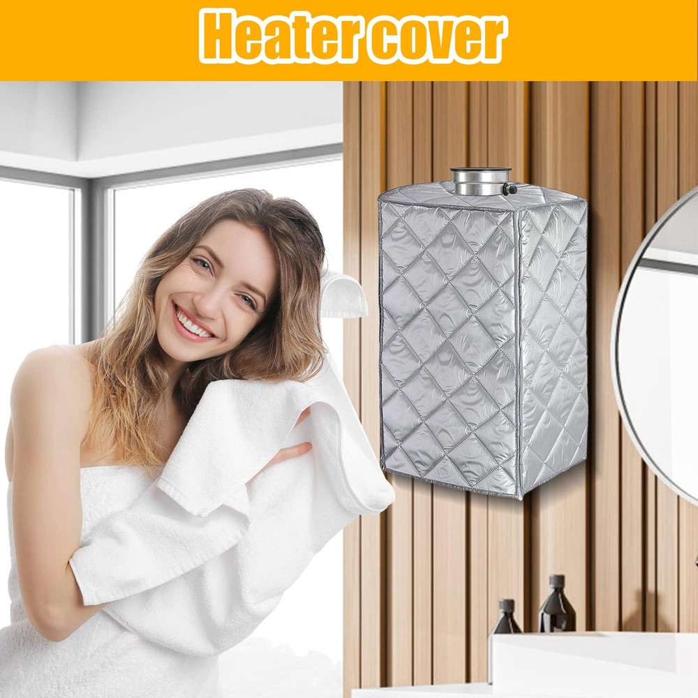 Tankless Water Heater Cover with Zippers,Thickened Water Heater Enclosure Cover,