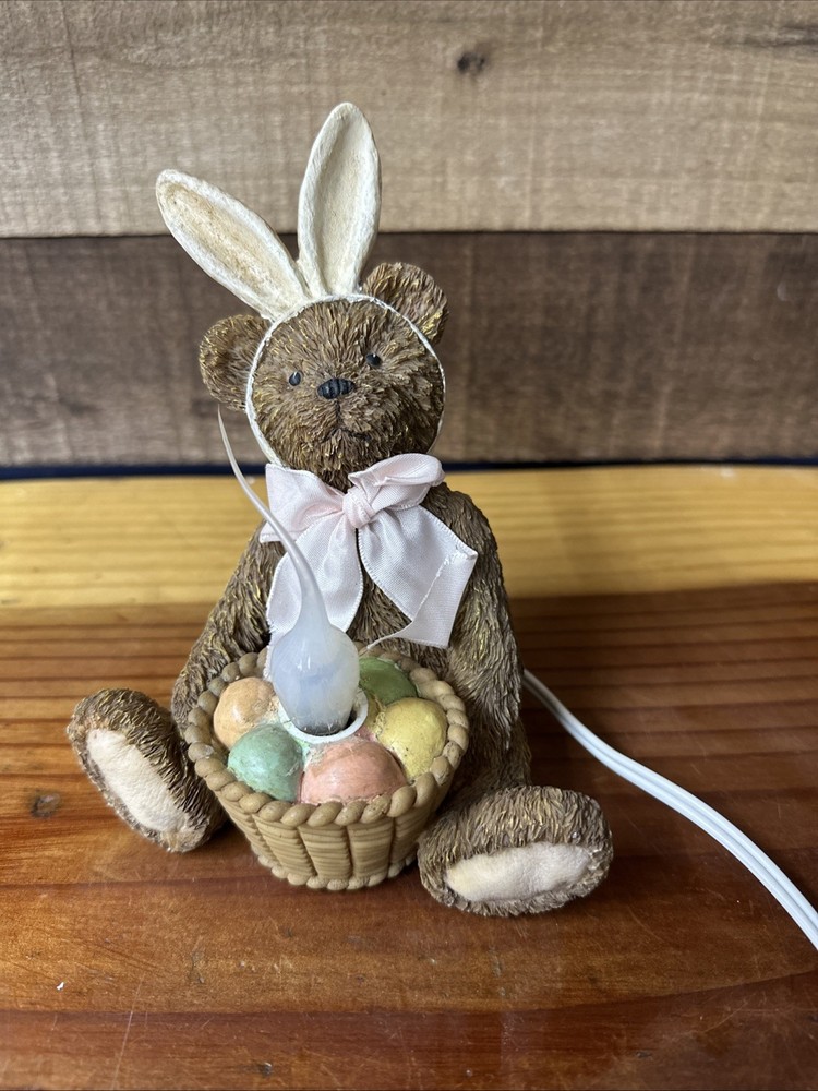 Teddy Bear Bunny Night Light 6” Tall