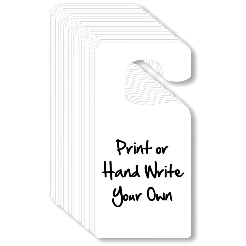 15 mil Plastic Parking Permit Tags 25 Pack