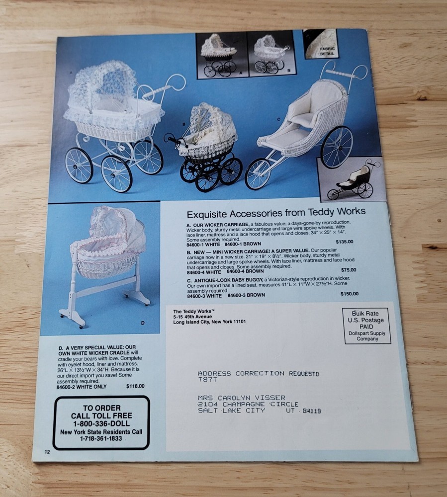 The Teddy Works CATALOG 1987-1988