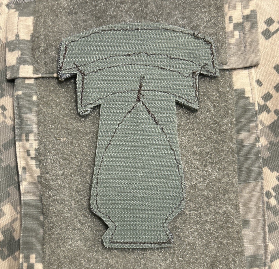 US Army Special Forces Command Patch/SF Tab UCP w/ Hook ACU SFGA