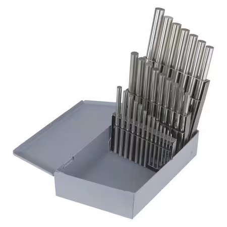 Vermont Gage 511300100 Drill Blank Set, Bright, Hss