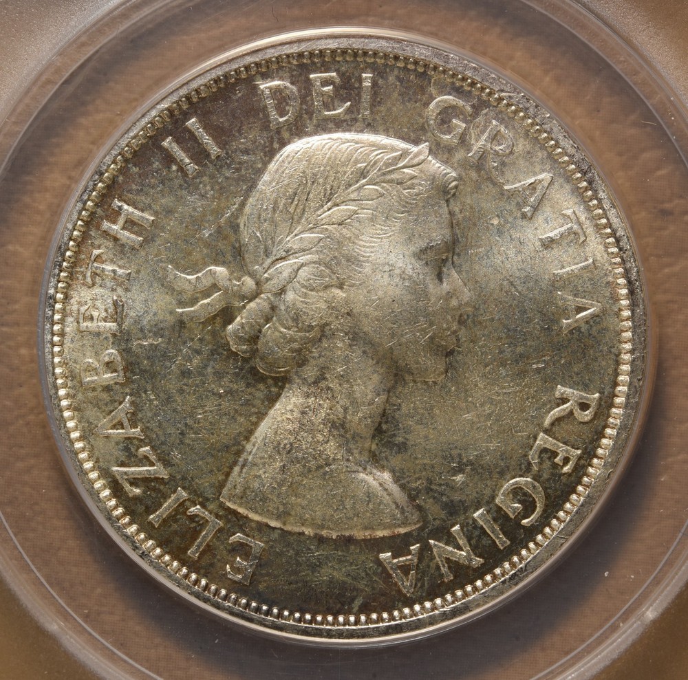1959 Canada Silver Dollar ANACS MS63