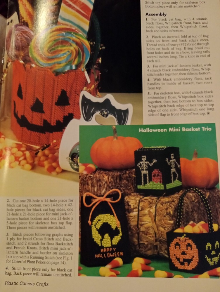 Halloween Fall Baby Plastic Canvas Patterns plastic canvas pattern Magazine