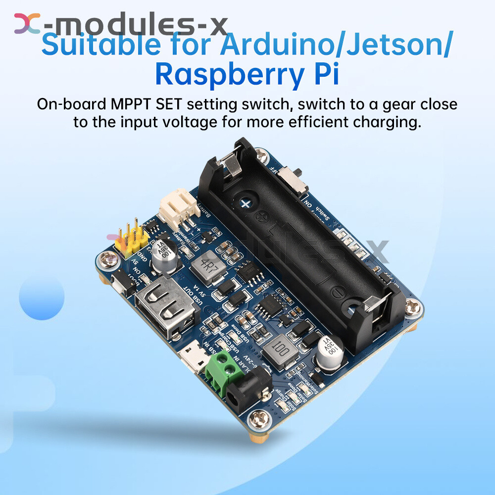 Power Manager Module for 6V~24V Solar Panel Support MPPT USB Battery Charging