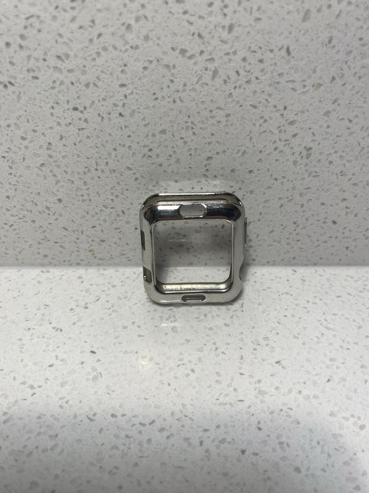 Silver Apple Watch Case