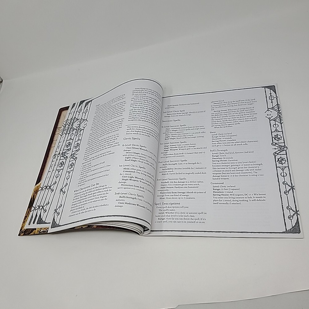 Dungeons & Dragons Advanced Rule Book Replacement Parts 2004 RPG Wizards