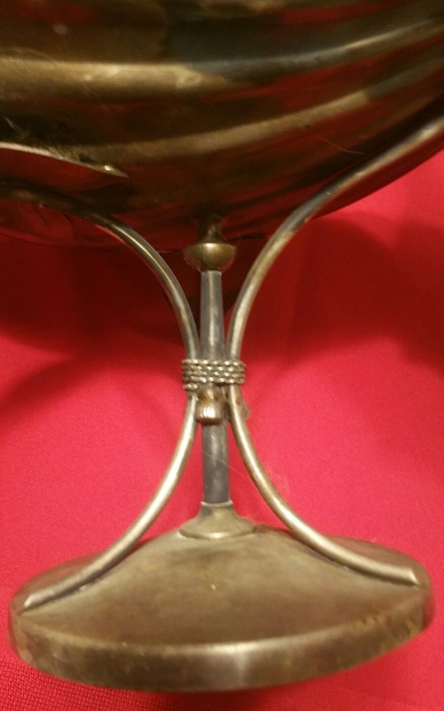 Antique Silver Plate ~Wilcox~ Leaf form Calling Card Plate VICTORIAN SUPERB