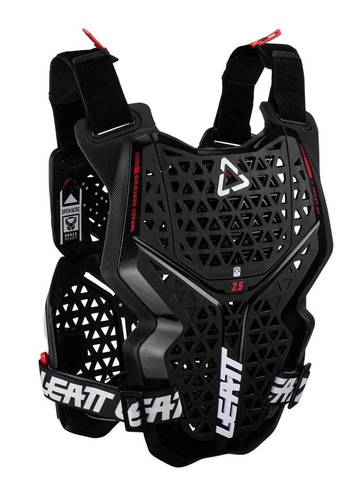 Leatt 2.5 Chest Protector – Unisex One-Size Black