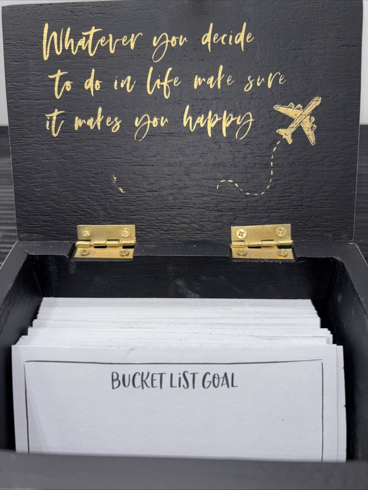 Fun Bucket List Black Box With Notes