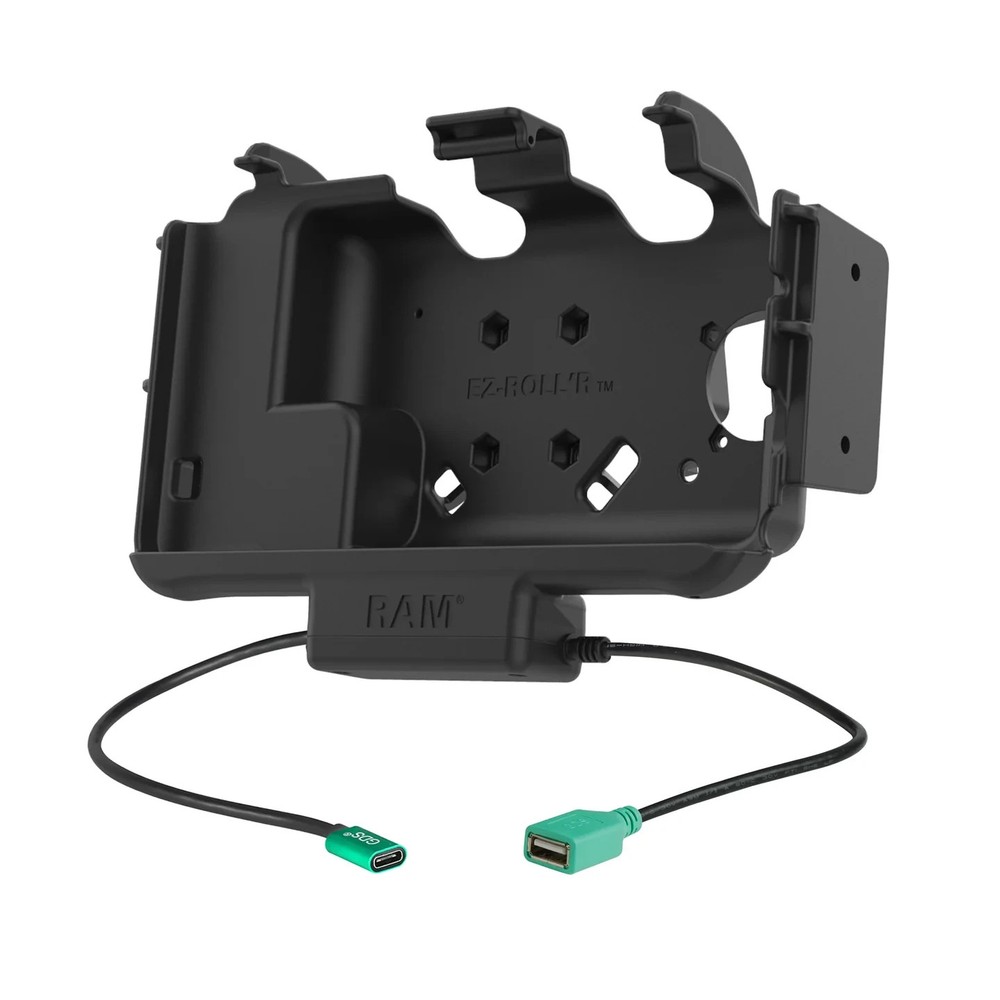 RAM Powered Holder for Samsung Tab Active 5, Active3, w/ Power & Data Cables