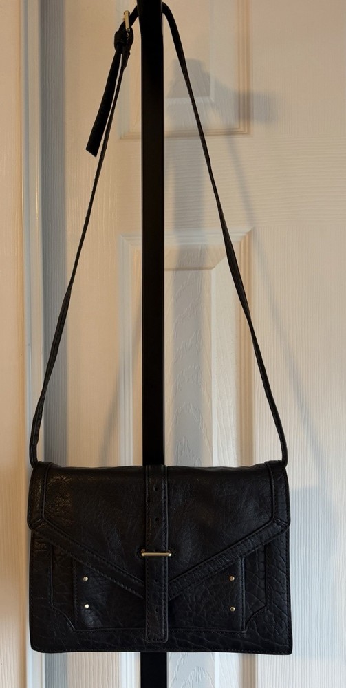 Tory Burch Black Textured Leather Bag Women’s